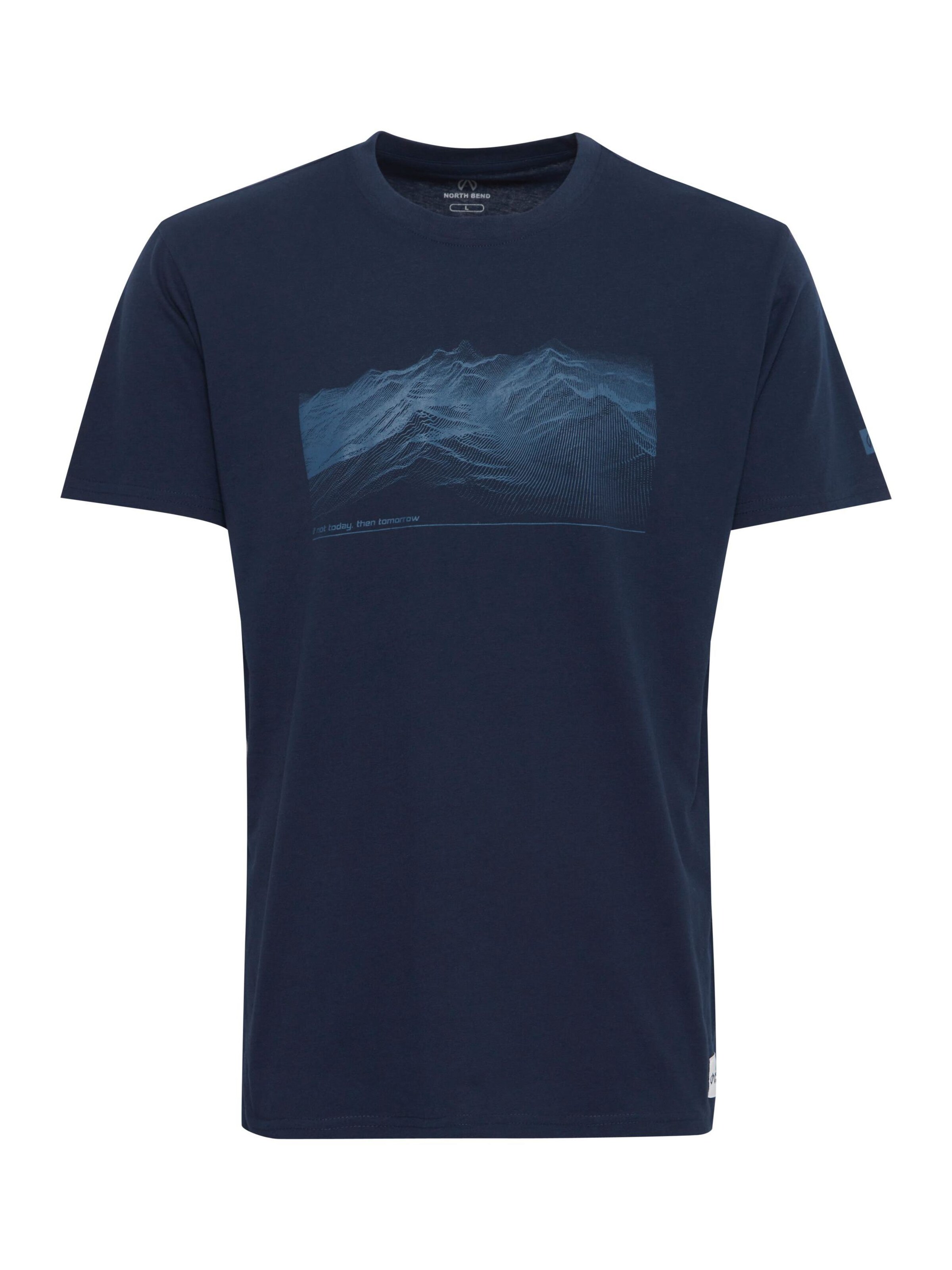 Maglietta 'Carsten' di North Bend in blu: frontale