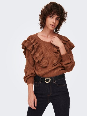 JDY Sweater in Brown