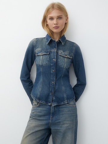 Pull&Bear Tussenjas in Blauw: voorkant