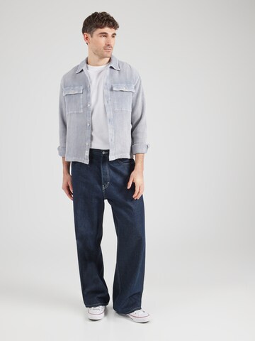 SCOTCH & SODA Regular fit Overhemd in Grijs