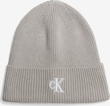 Bonnet Calvin Klein Jeans en gris : devant