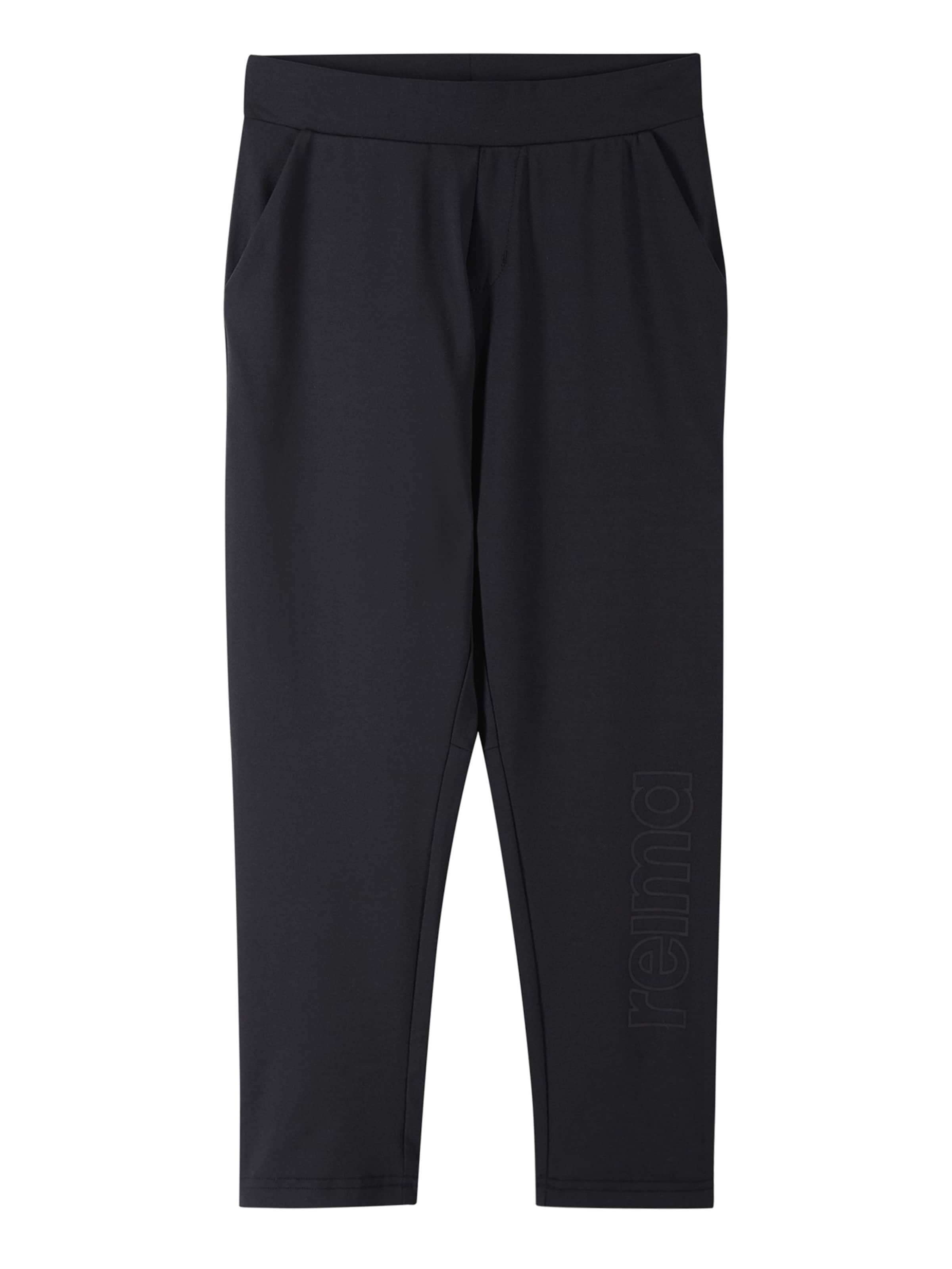 Reima Regular Pants 'Luottaa' in Black: front