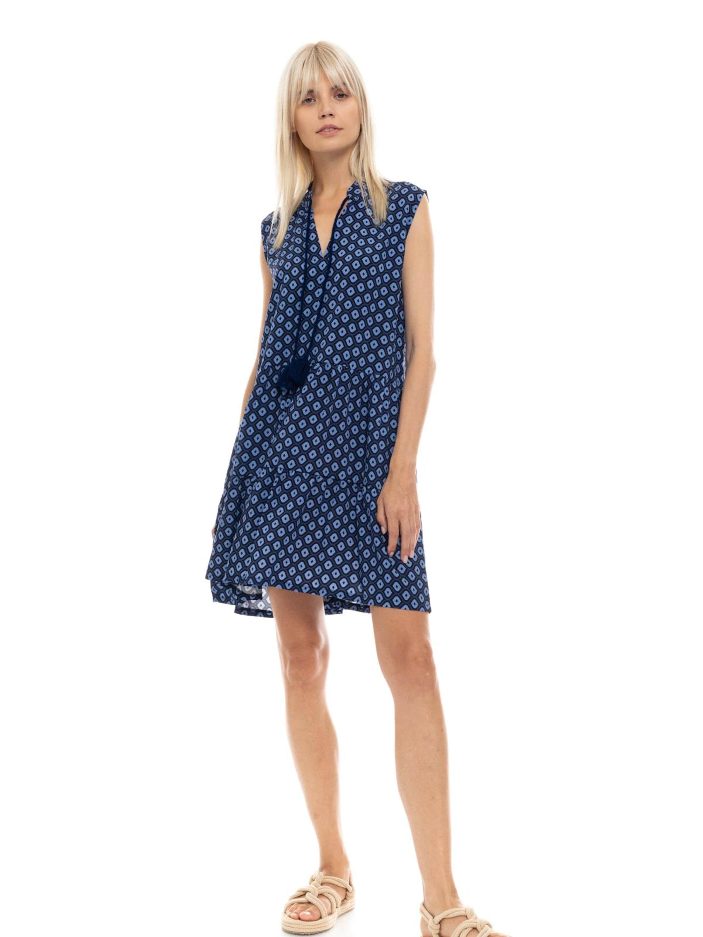 Pink Label Letnia sukienka 'BEACHWEAR ISLANDS' w kolorze niebieski