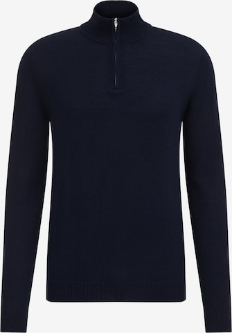 WE Fashion Sweater in Blue: front