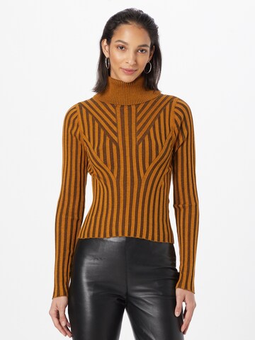 Pull-over DKNY en marron : devant