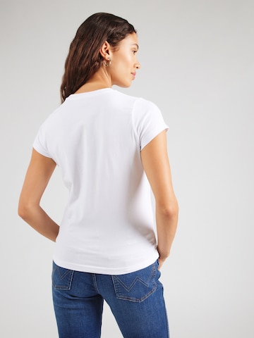 Pepe Jeans Tričko 'FLORAL IV' - Biela: zadná strana