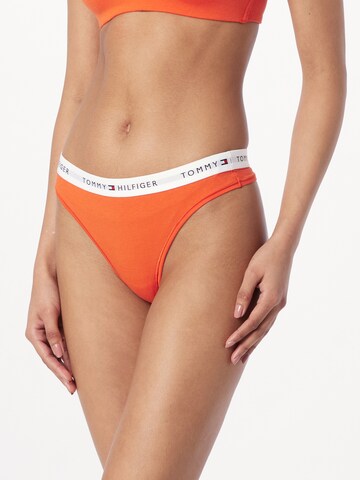 Tommy Hilfiger UnderwearTanga gaćice - narančasta boja: prednji dio