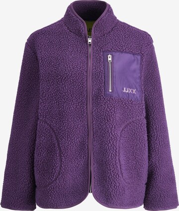 JJXX Fleece jas 'Julie' in Lila: voorkant