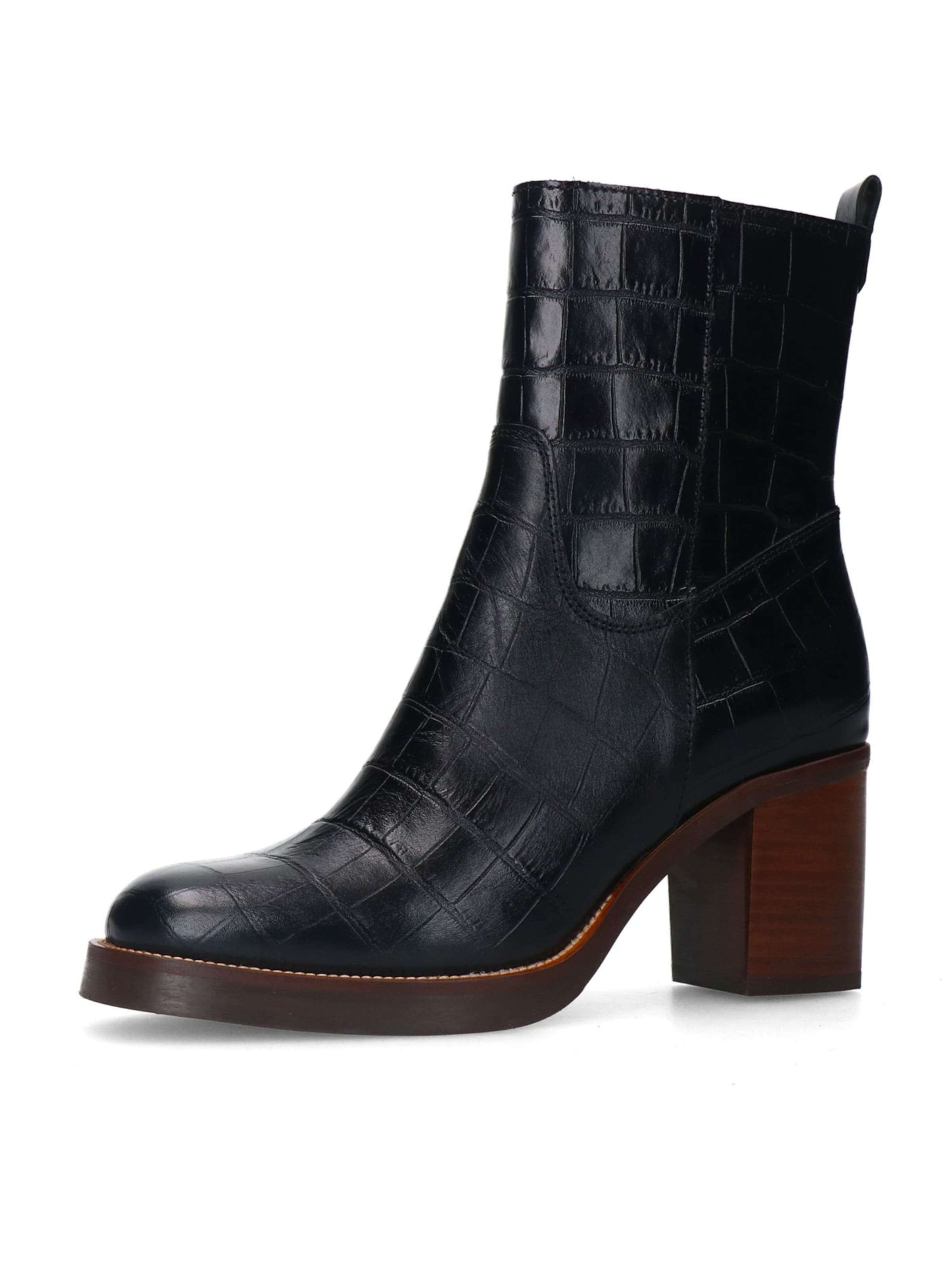 MANFIELD Stiefelette in schwarz, Produktansicht