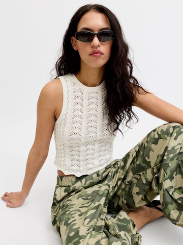 Tops en tricot 'JXZURI' JJXX en blanc