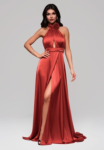 Ombre Evening dress in Orange
