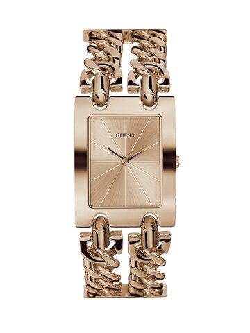 GUESS Quartz Analog ' GT MOD HEAVY METAL ' in Gold: predná strana