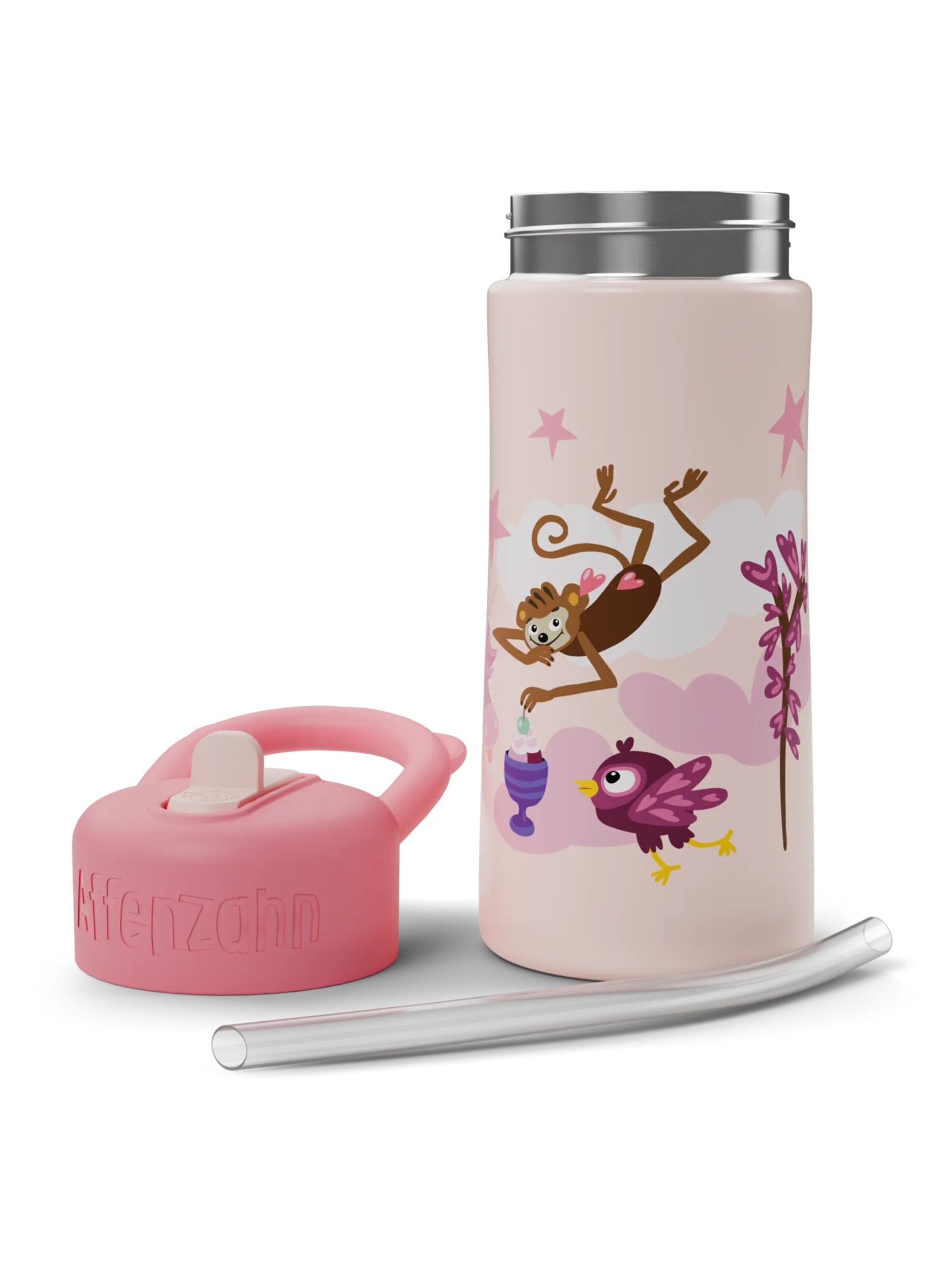 Affenzahn Drinking Bottle 'Trinkflasche Edelstahl Trinkflasche' in Pink