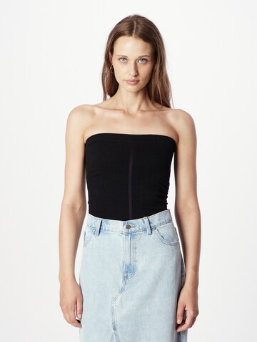 Top di TOPSHOP in nero: frontale