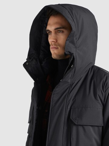 khujo Winter Parka 'Hamlet' in Black