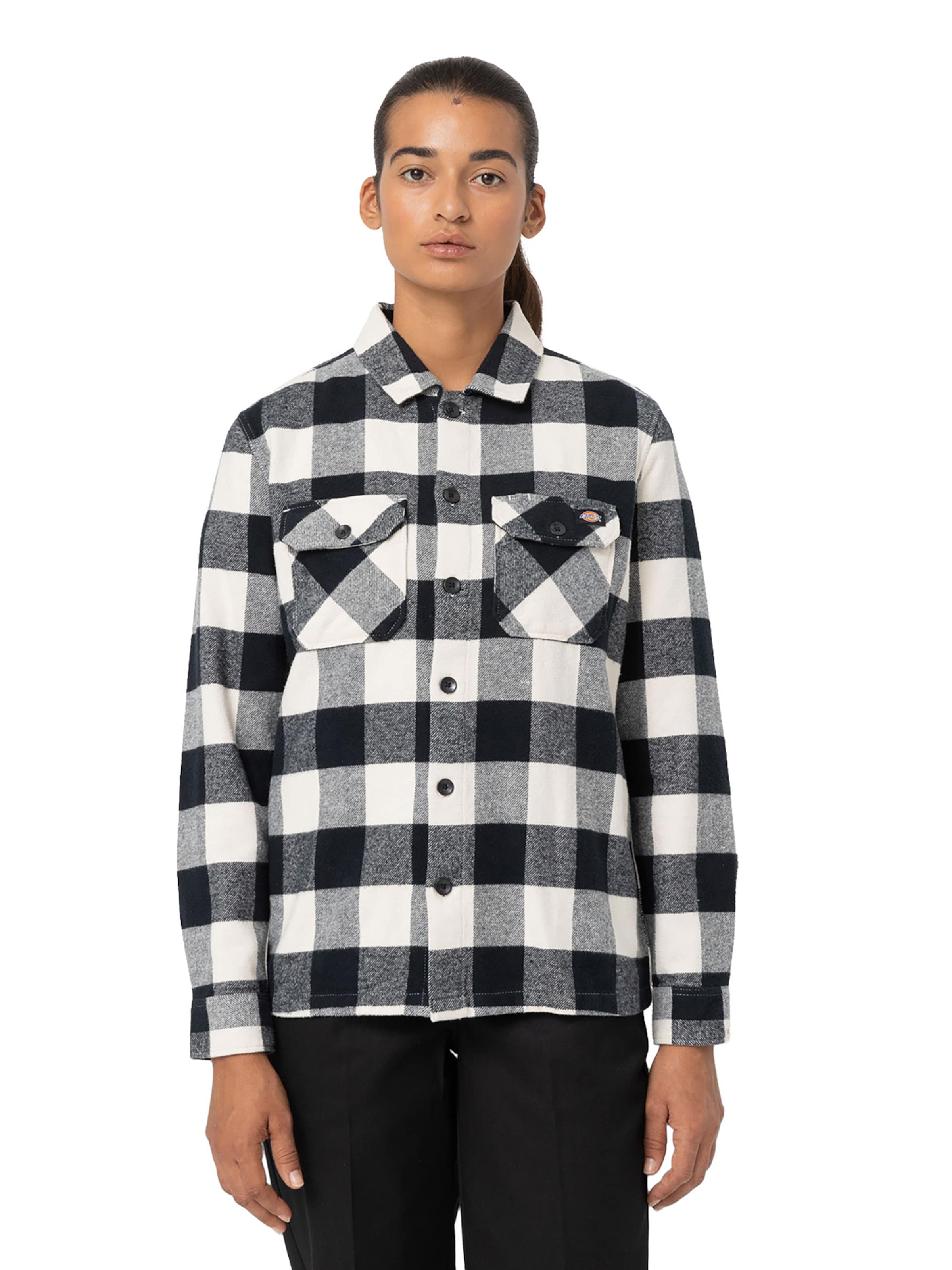 DICKIES Blouse 'NEW SACRAMENTO' in Black: front