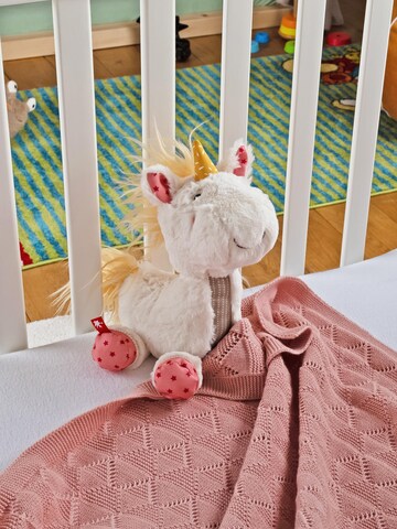 SIGIKID Stuffed animals 'Kuscheltier Einhorn Patchwork Sweety' in White