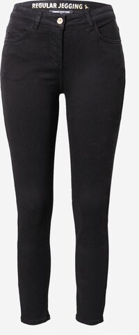 PATRIZIA PEPE Skinny Jeans in Black: front