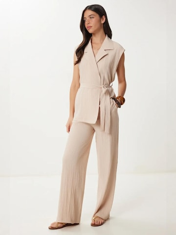Pantalons de tailleur Happiness İstanbul en blanc