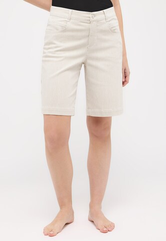 Angels Loosefit Broek 'WIDE' in Beige: voorkant