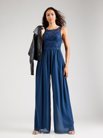 Laona Jumpsuit in Blue: front