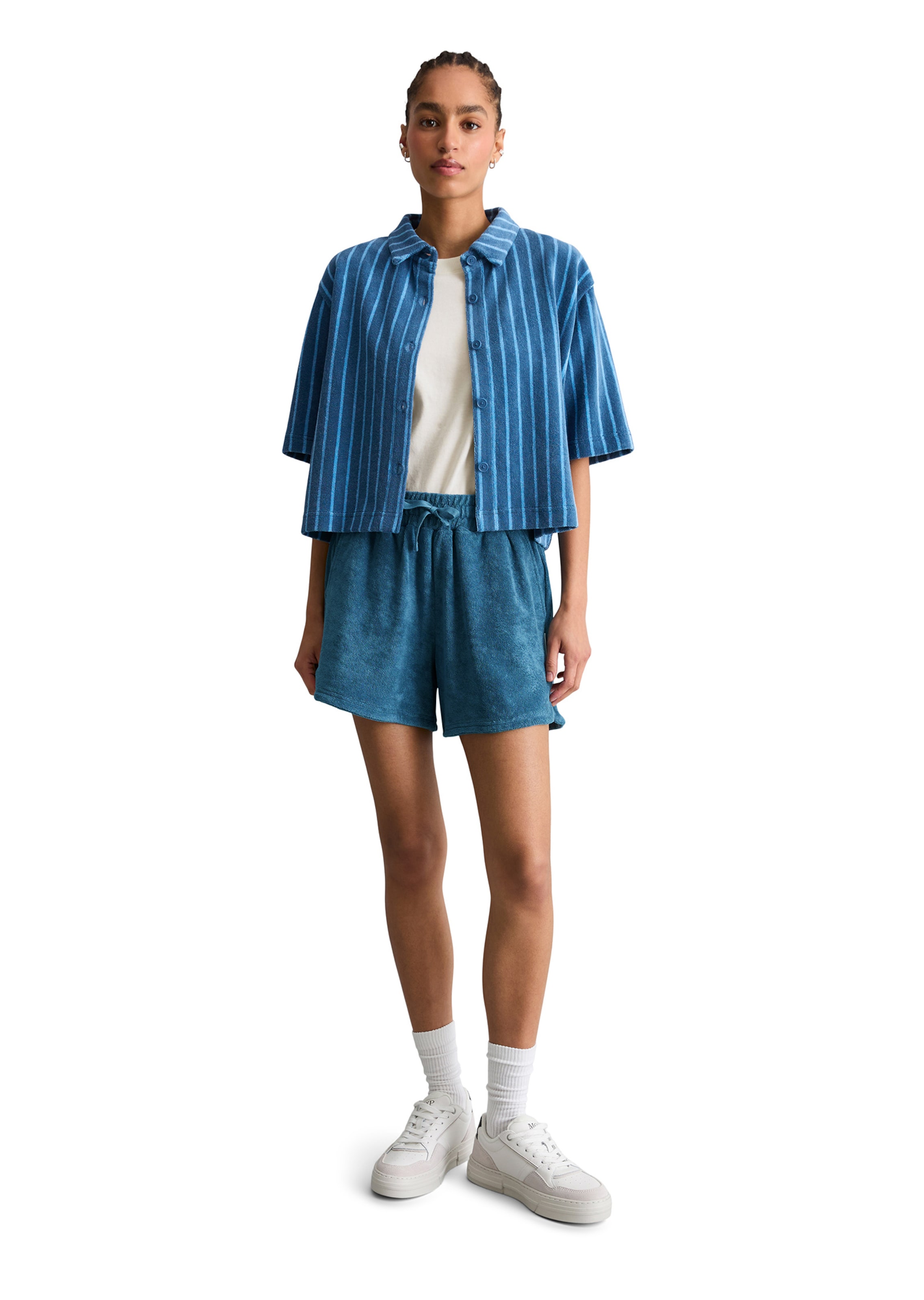 Loosefit Pantalon Marc O'Polo DENIM en bleu