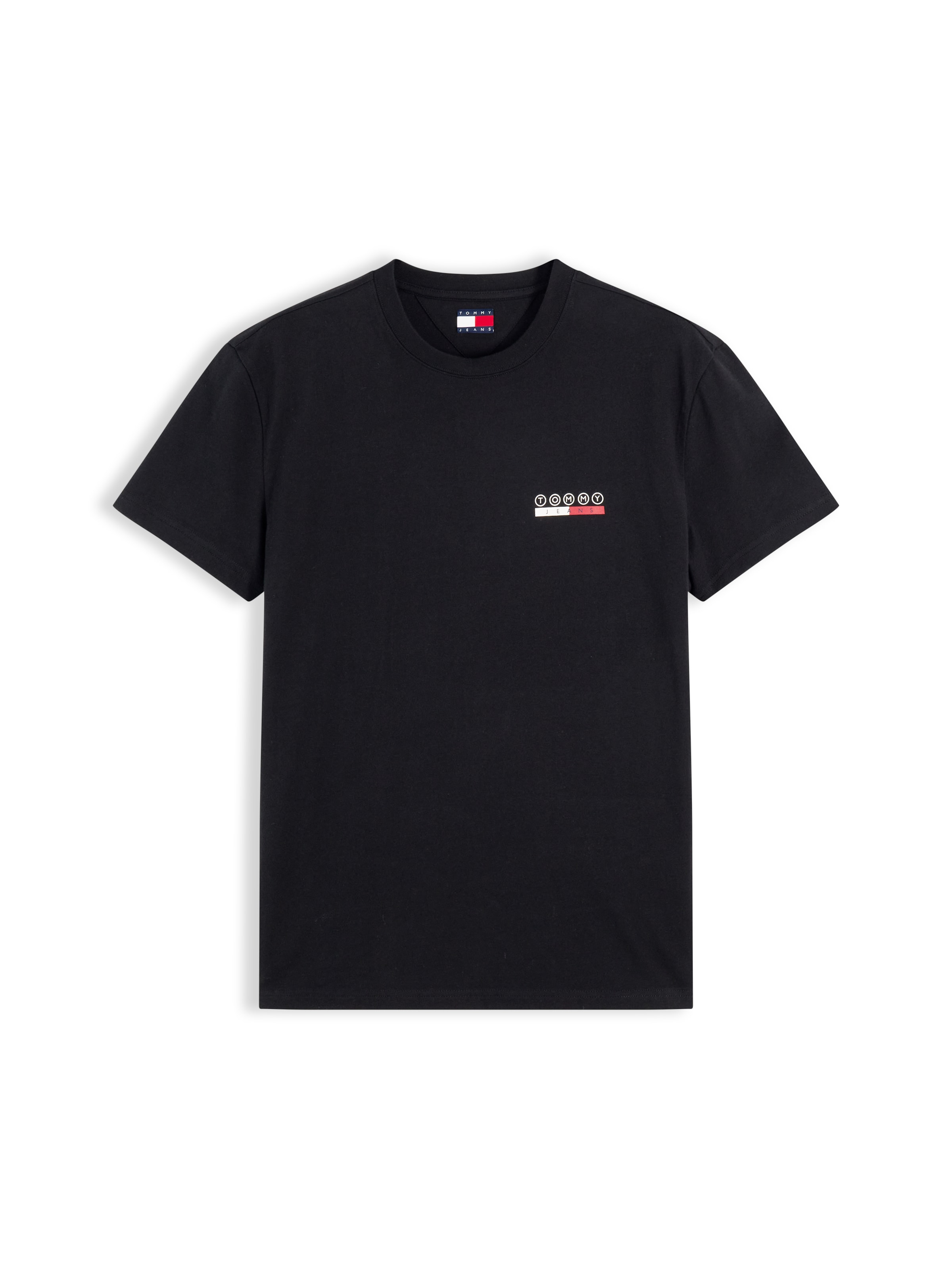 T-Shirt 'DNA' Tommy Jeans en noir : devant