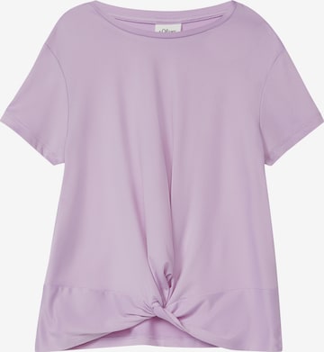 T-Shirt s.Oliver en violet : devant