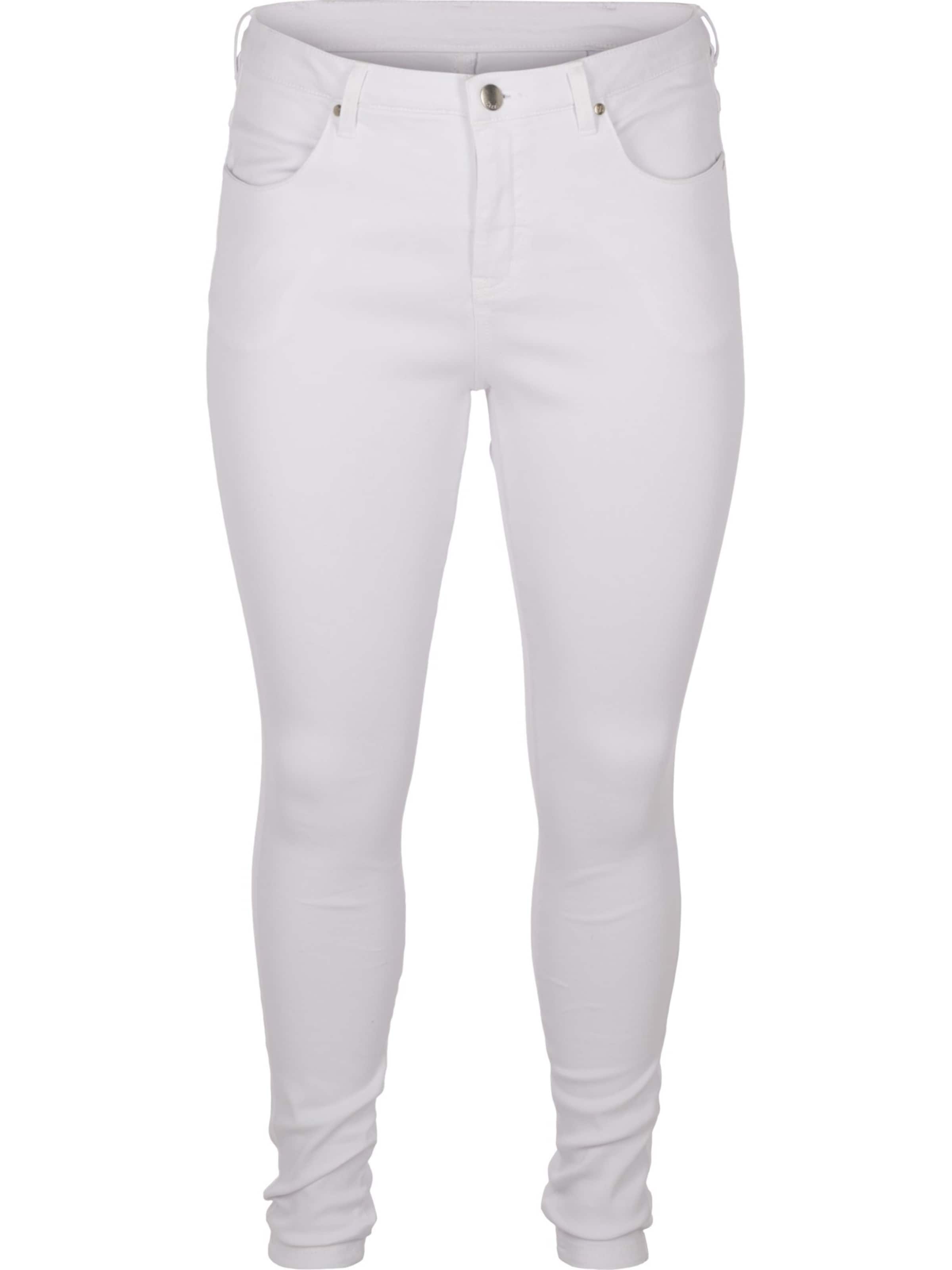 Zizzi Джинсы 'Amy' в Белый: спереди