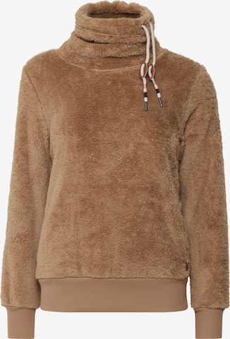 Oxmo Sweater 'ANNIKI' in Brown: front