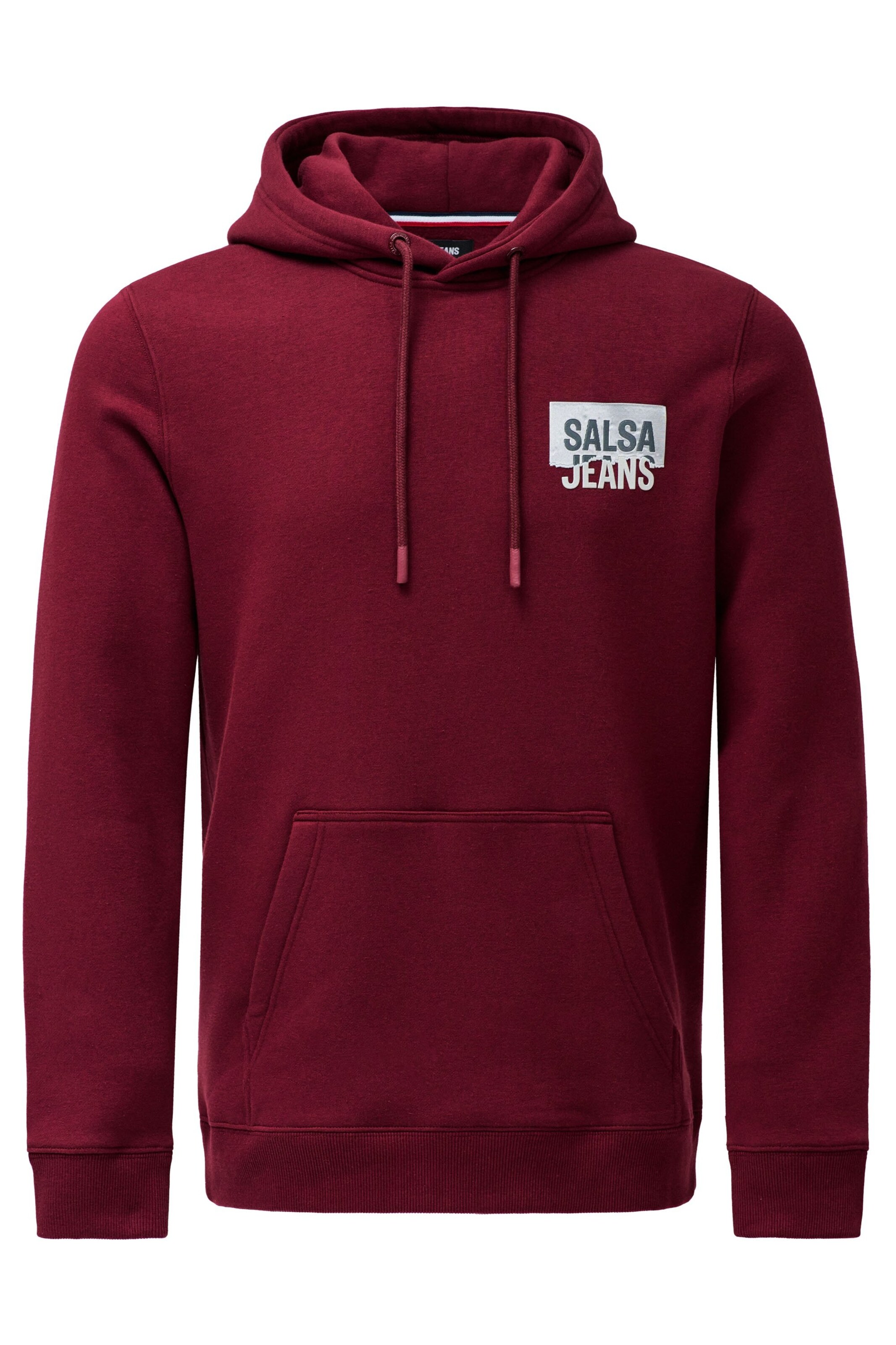 Salsa Jeans Sweatshirt in grau / rot / weiß, Produktansicht