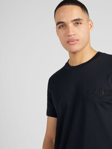 GANT T-Shirt in Schwarz