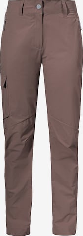 Regular Pantalon outdoor 'Kitzstein' Schöffel en violet : devant