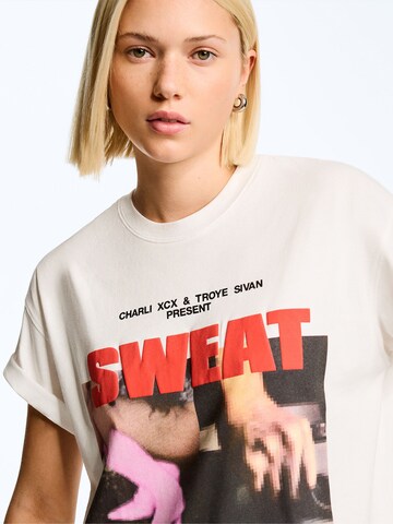 Bershka Shirt in White