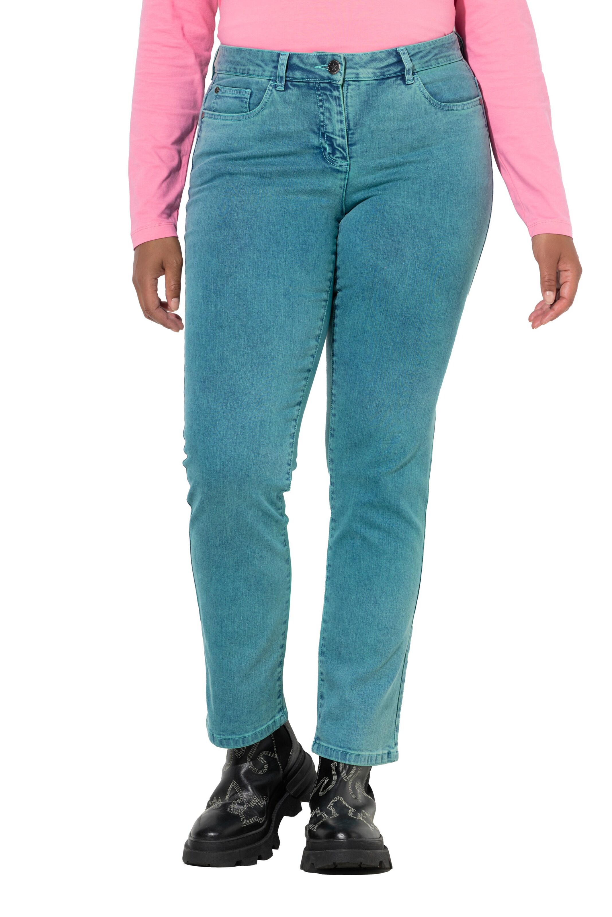 Angel of Style Regular Jeans in Blue: front