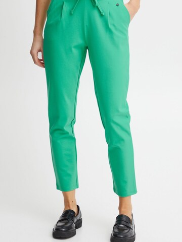 Fransa Tapered Broek in Groen: voorkant