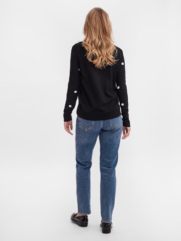 VERO MODA Pullover 'Tinsel' in Schwarz