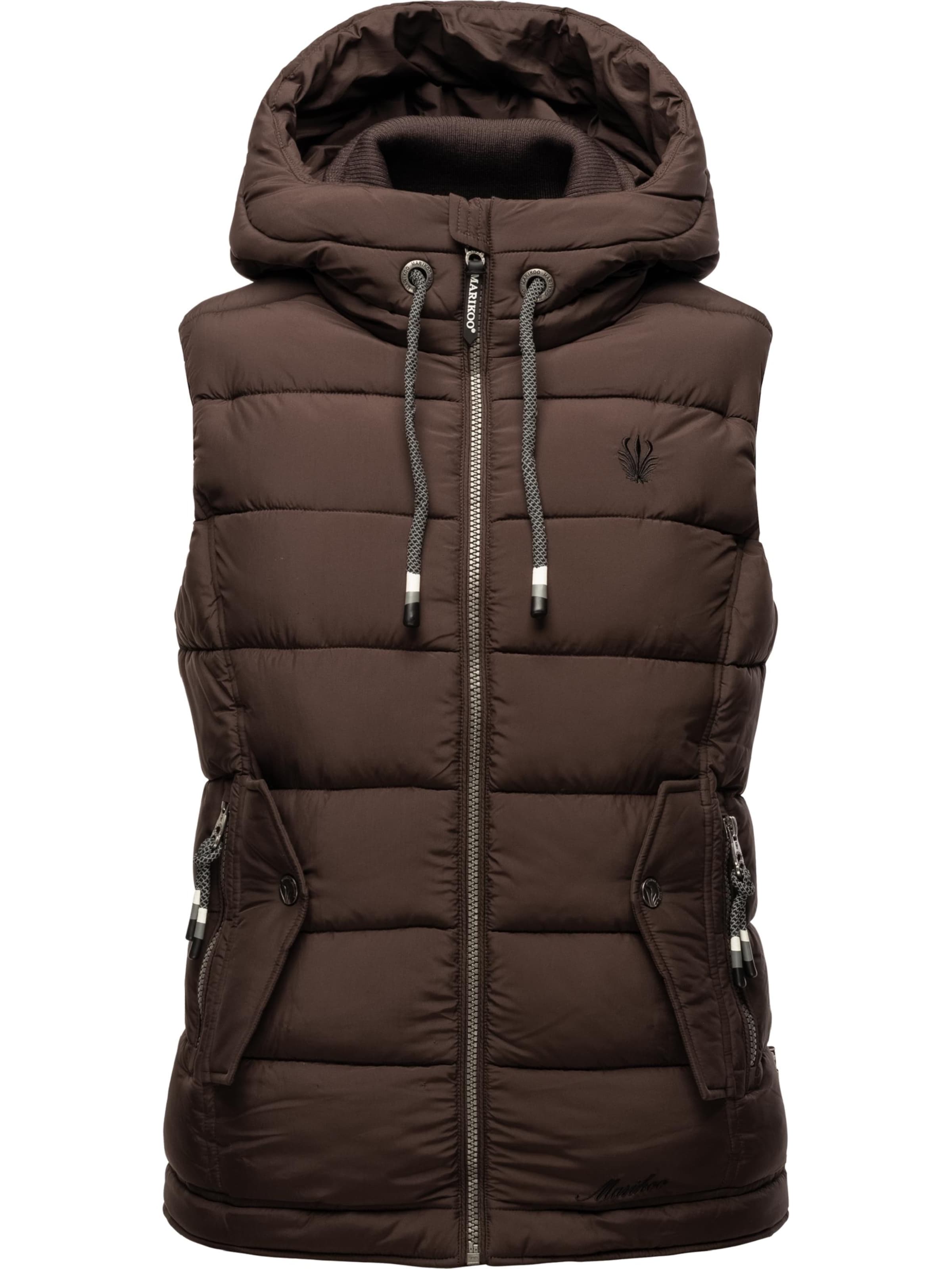 MARIKOO Γιλέκο 'Taisaa' σε καφέ: μπροστά