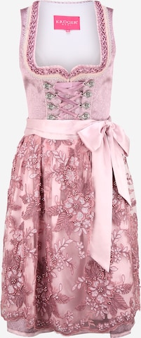 Krüger Dirndl in Pink: front