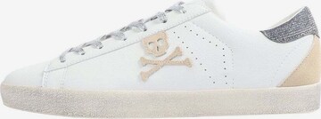 Scalpers Platform trainers in Beige: front