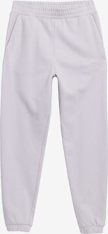 4F Tapered Sportbroek 'F472' in Lila: voorkant