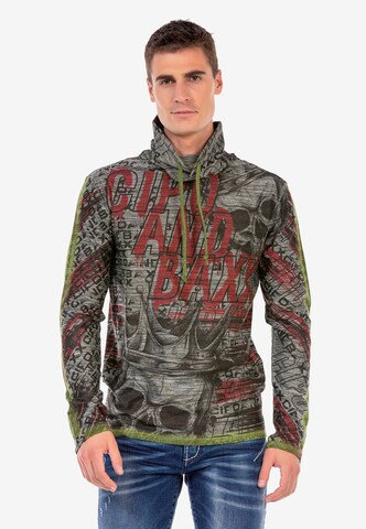 CIPO & BAXX Shirt in Grey: front