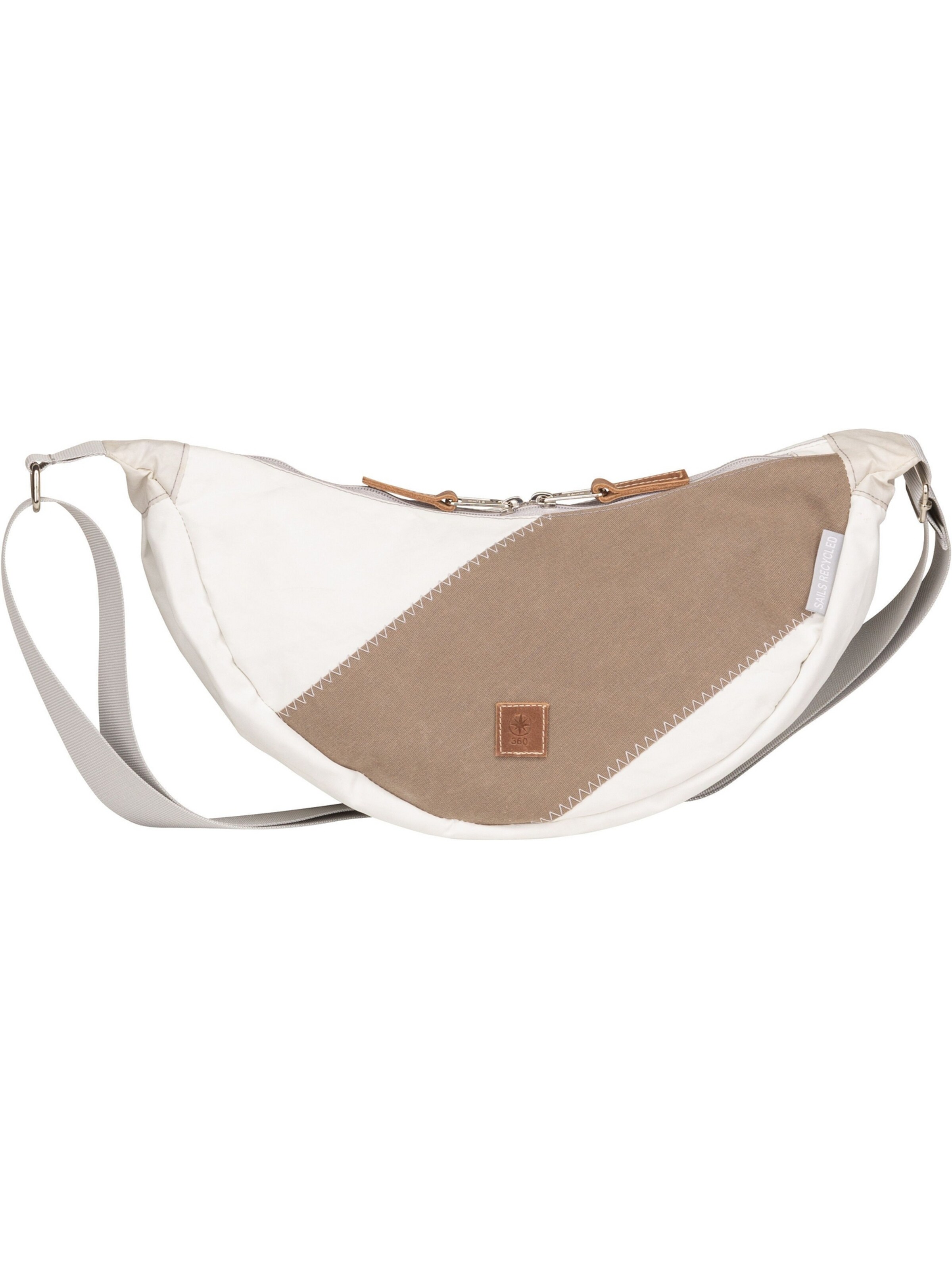 360 Grad Gürteltasche ' Roop ' in Braun: Vorderseite