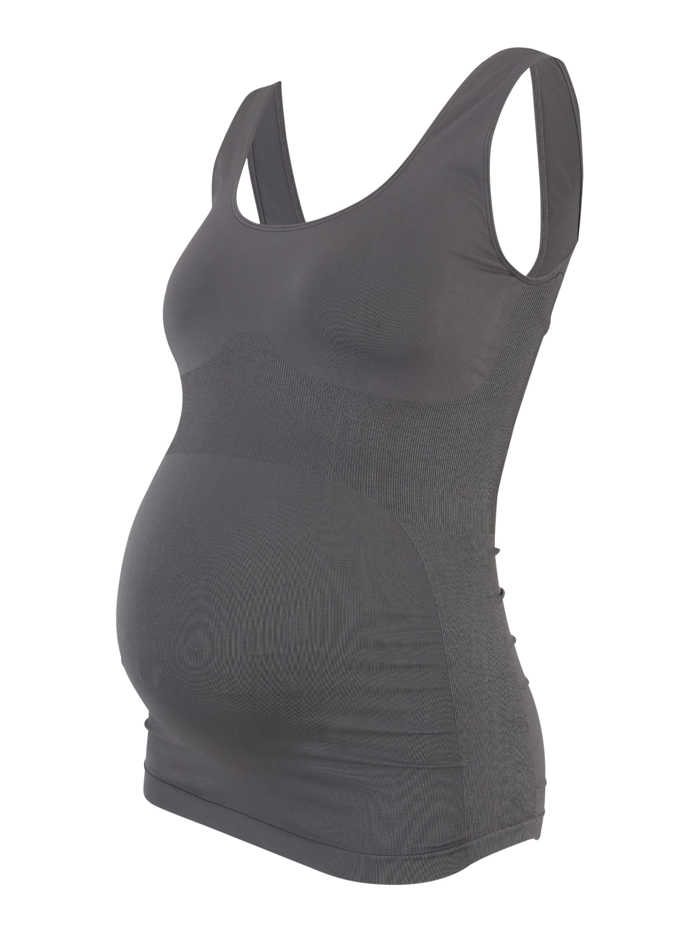 MAMALICIOUS Спортивный топ 'MLHEAL' в Серый: спереди