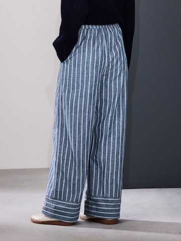 Next Wide Leg Housut värissä sininen