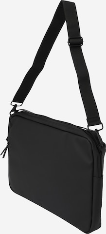 RAINS Laptop Bag in Black: front