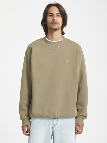 Volcom Sweatshirt 'SINGLE STONE' in Green: front