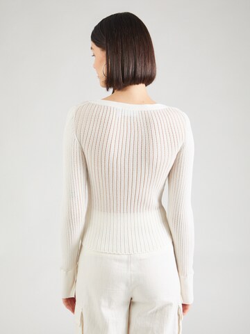 WEEKDAY Knit Cardigan 'Jada' in White