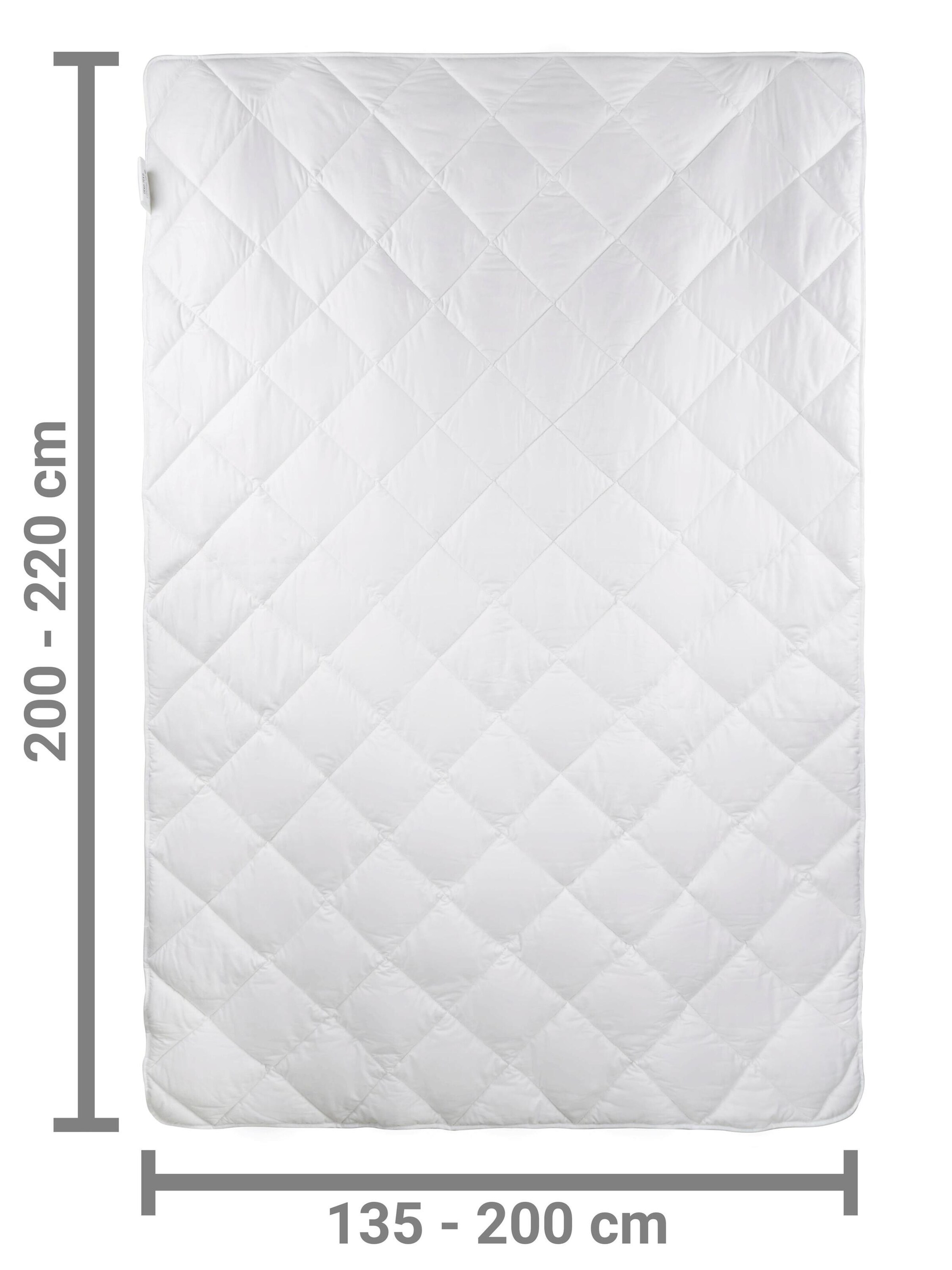 Couvertures 'Ajaccio' Aspero en blanc