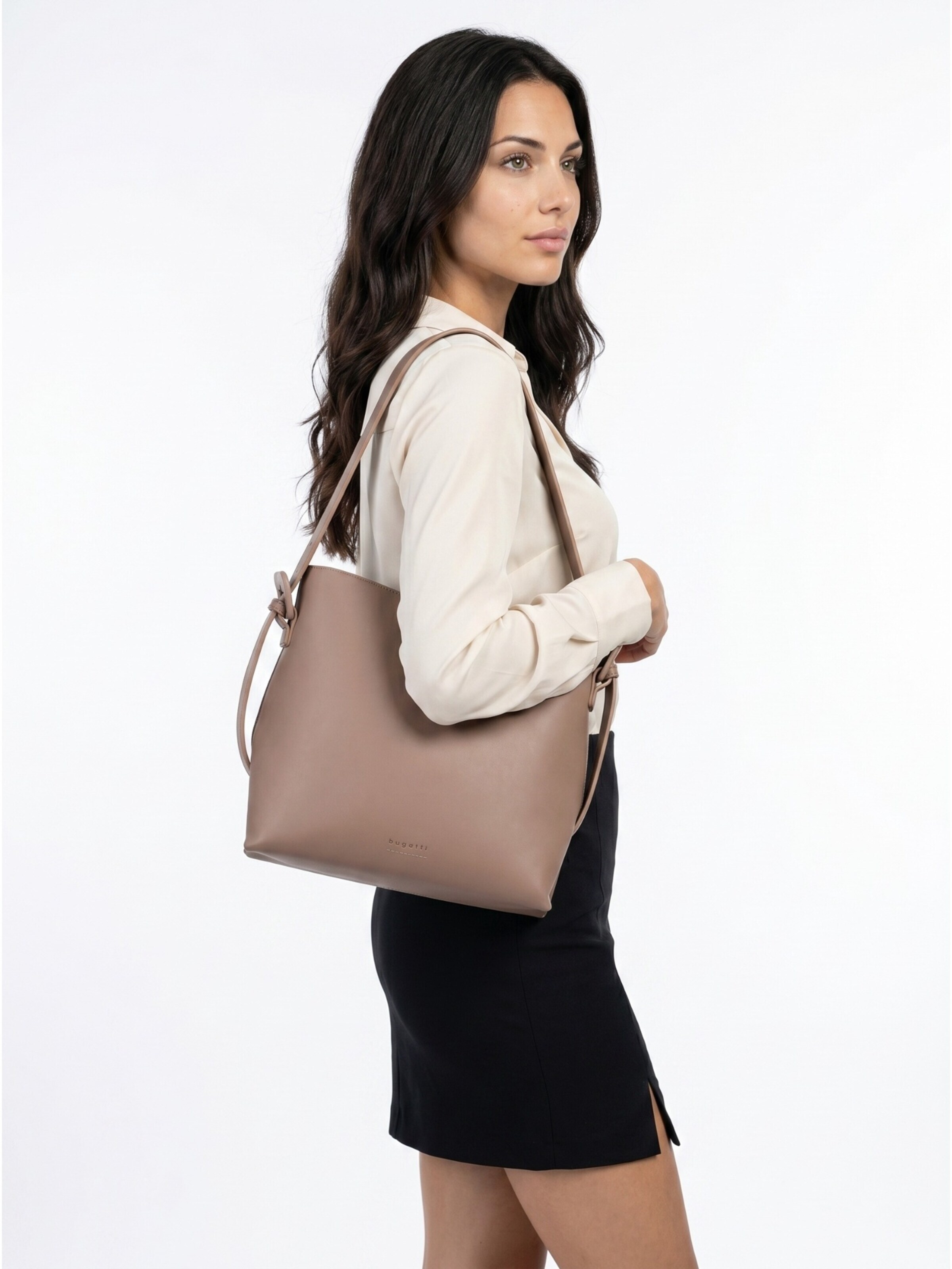 bugatti Crossbody bag 'LUNA' in Pink: front